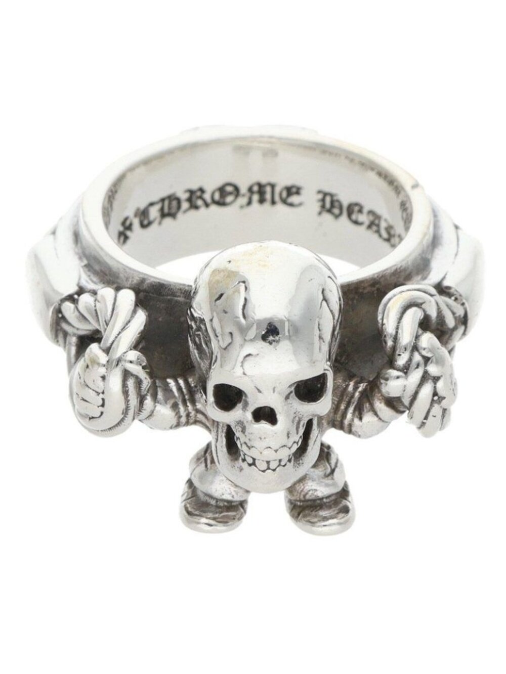 Chrome Hearts Cable Fotiharis Teitas Small Silver Ring